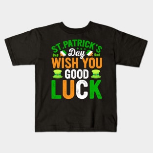St Patrick’s day wish you good luck Kids T-Shirt